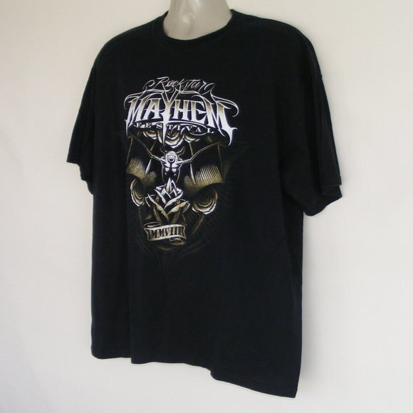 MAYHEM Festival Tshirt, XL, 2008, Rockstar Black, SS - Picture 4 of 10